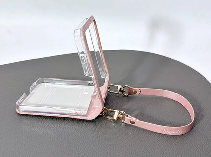 Samsung Z Flip7 FE /Flip6 Hanman Wallet case with strap