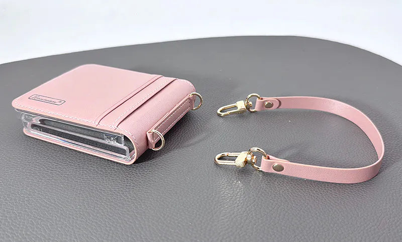Samsung Z Flip7 FE /Flip6 Hanman Wallet case with strap
