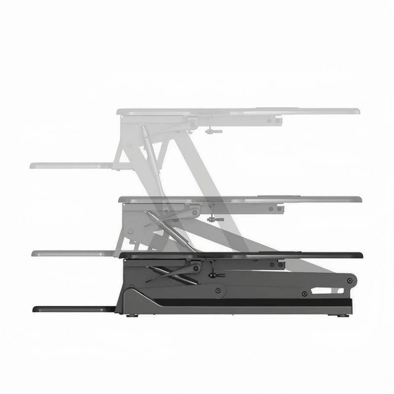 ONLINE Sit Stand Desk Adjustable Riser Ergonomic Work Station 1200x590mm GLD07L