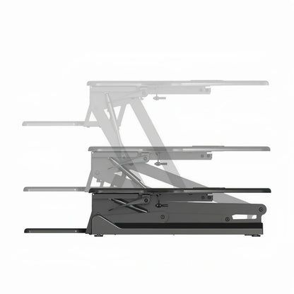 ONLINE Sit Stand Desk Adjustable Riser Ergonomic Work Station 1200x590mm GLD07L