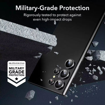 Alloy Lens shield camera ring screen protector for Samsung