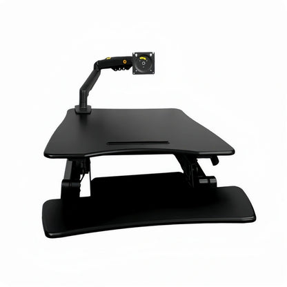 ONLINE Sit Stand Desk Adjustable Riser Ergonomic Work Station 730x590mm GLD07S