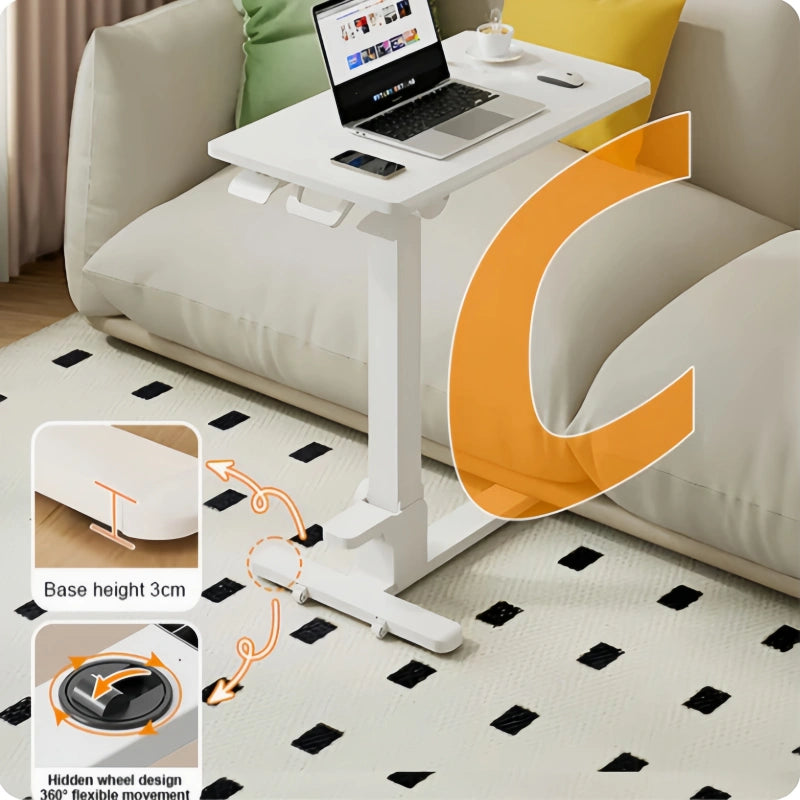 ONLINE Mobile WHEELY Sit Stand Desk Folding Work Station 680x400MM FA107