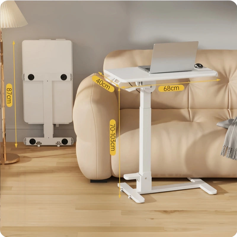 ONLINE Mobile WHEELY Sit Stand Desk Folding Work Station 680x400MM FA107