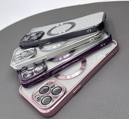 iPhone 13 6.1 2 in 1 luxury MagSafe case (14 6.1 fit)