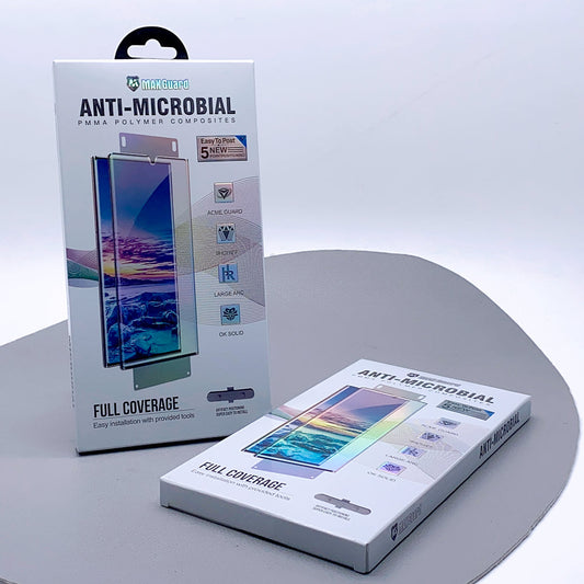 Maxguard anti-microbial full coverage screen protector for Samsung s series