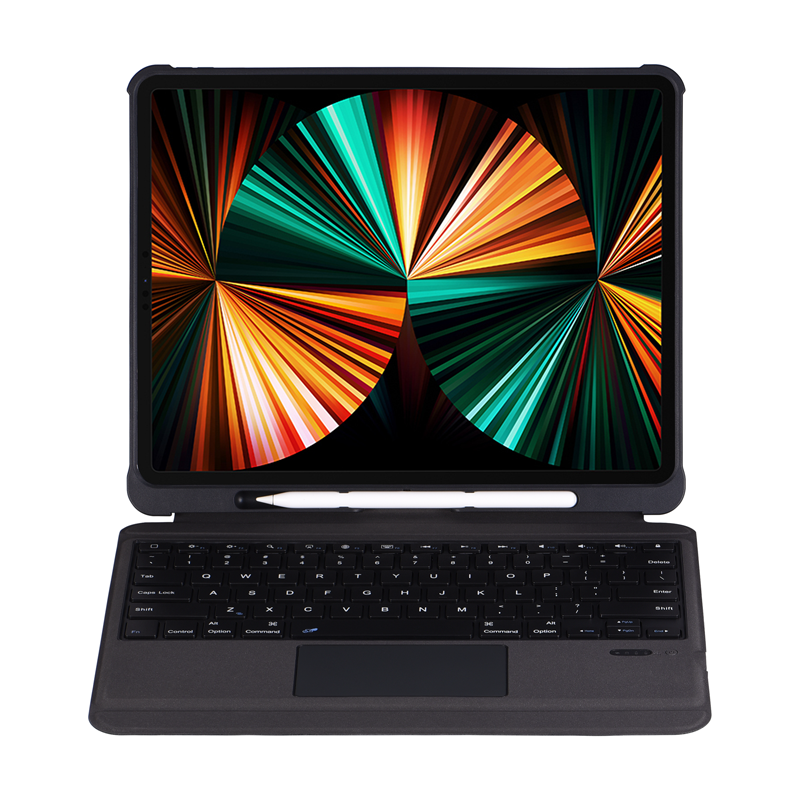 iPad Pro 12.9 2021/2020/2018 Smart magnetic detachable keyboard case T209
