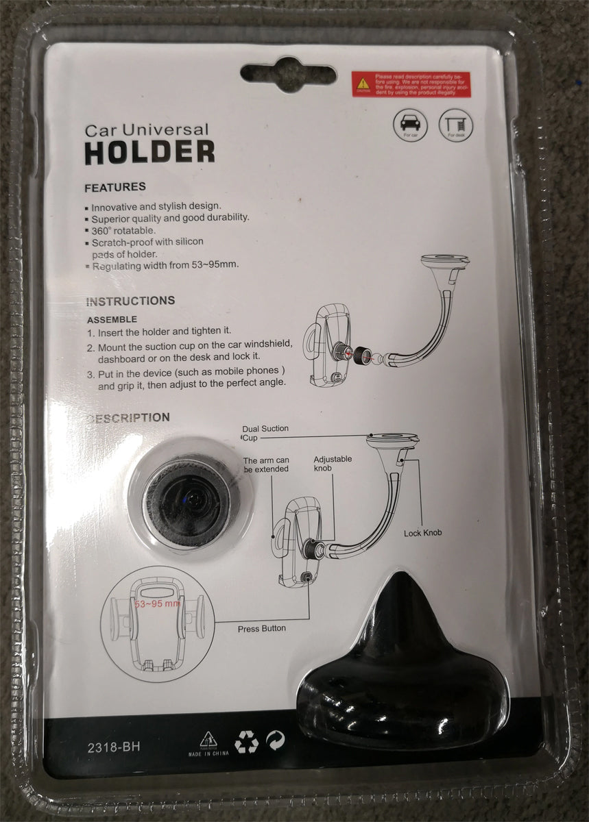 FLY long neck car holder 2318BH