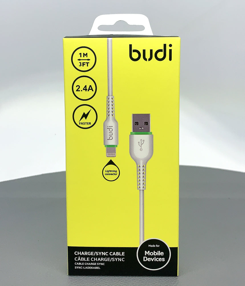 Budi 1m 2.4A  lightningfast cable M8J158L
