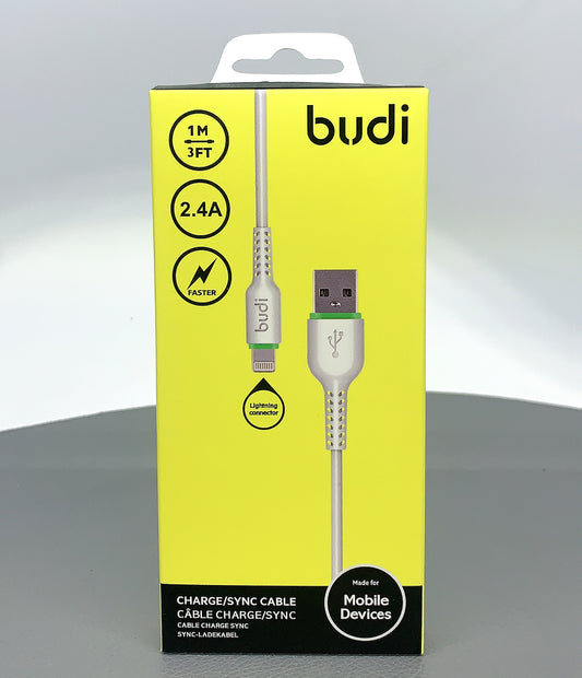 Budi 1m 2.4A  lightningfast cable M8J158L