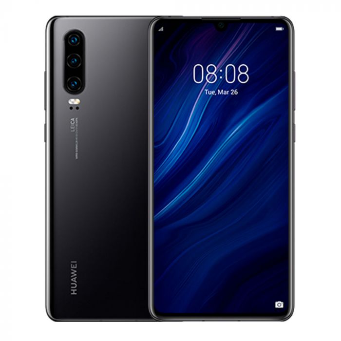 HUAWEI P30 BACK GLASS BLACK