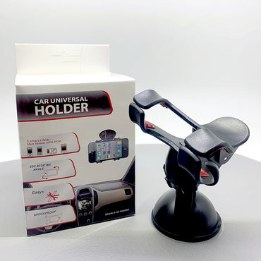 dual clip universal mobile phone holder