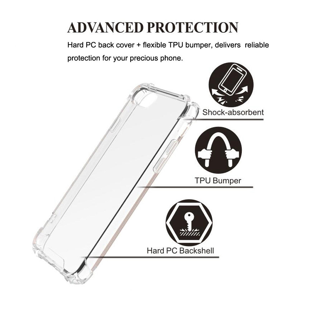 iPhone i7/8 Clear Corner tpu Case (i6/i7/i8 fit)