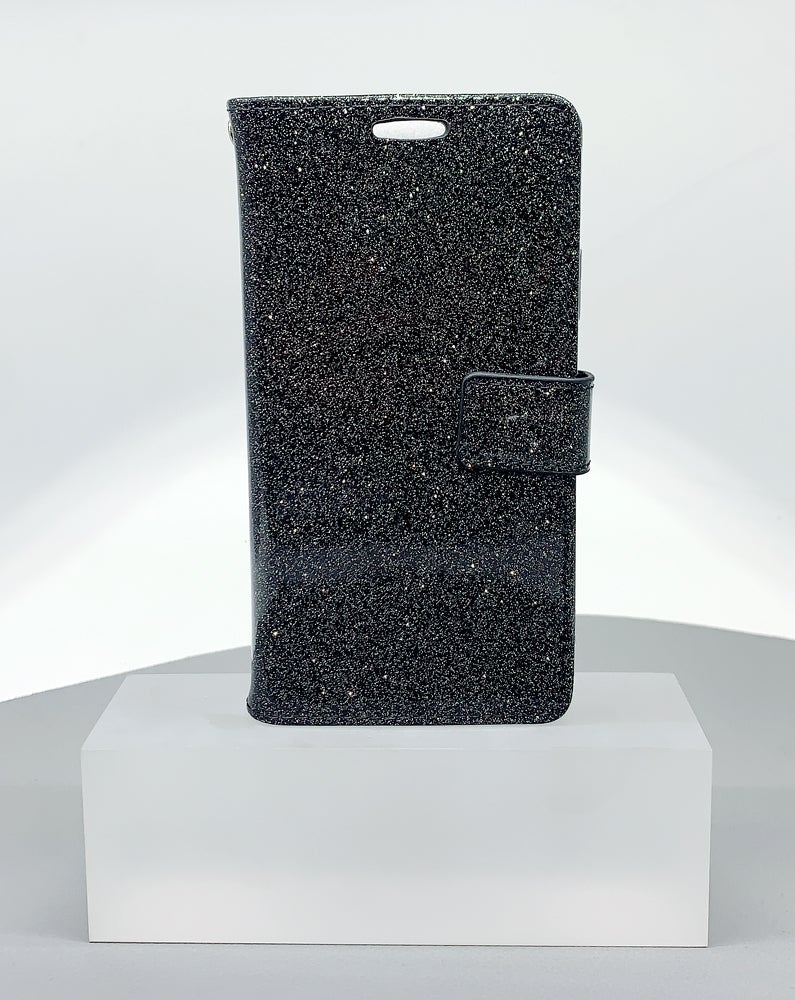 iPhone 13 Pro 6.1 glitter Bluemoon wallet case