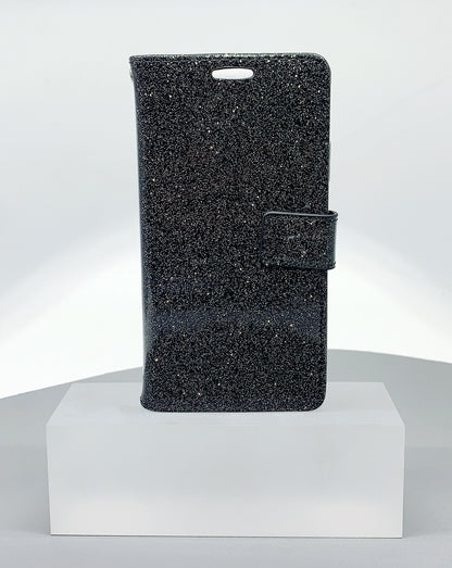 iphone i7/8+ plus glitter Bluemoon wallet case (i6+/i7+/i8+ fit)