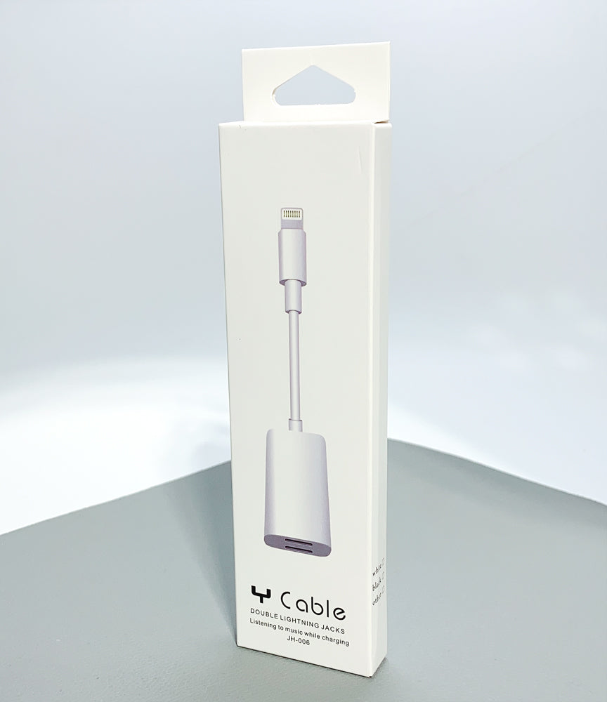 Double lightning Y cable adapter JH006