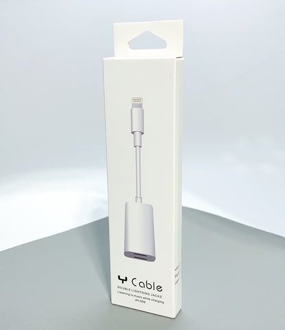 Double lightning Y cable adapter JH006