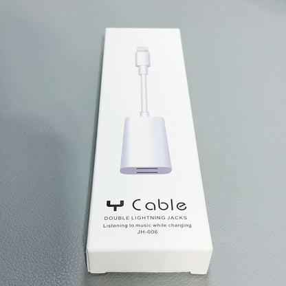 Double lightning Y cable adapter JH006