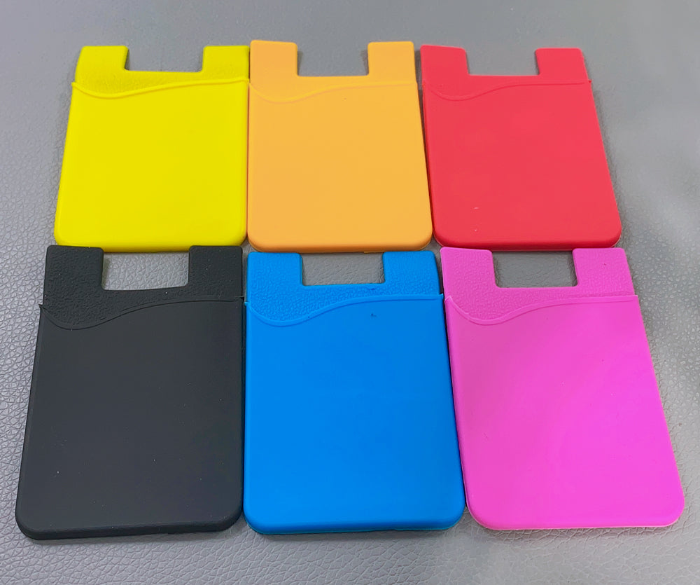 silicone credit card pocket