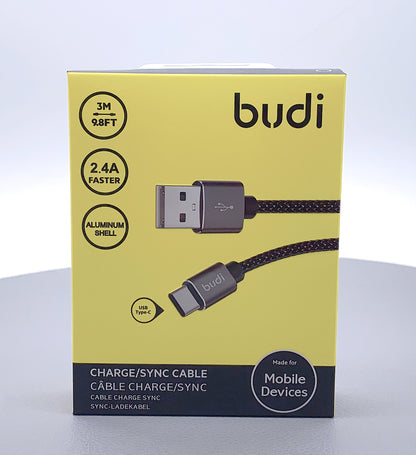 Budi 3m Type-C cable M8J206T09