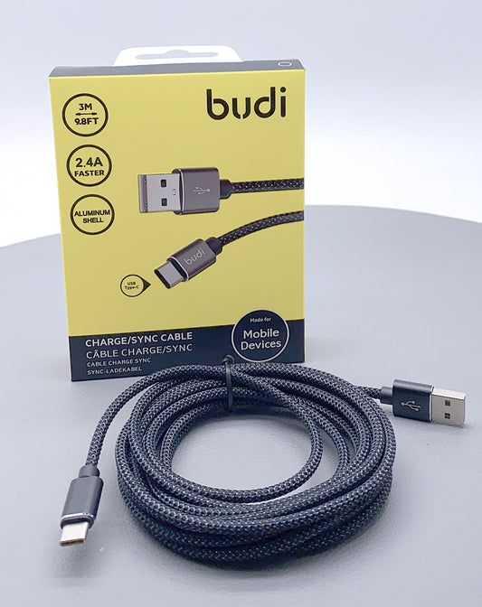 Budi 3m Type-C cable M8J206T09