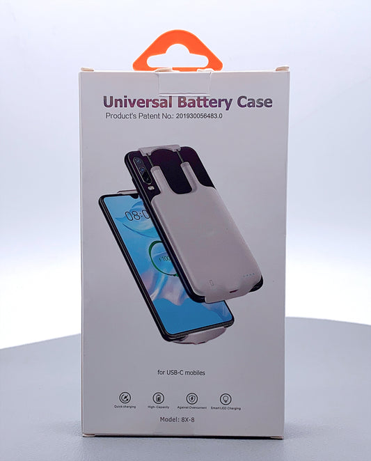 Universal battery case 5000 mah for Type-C 8X-8