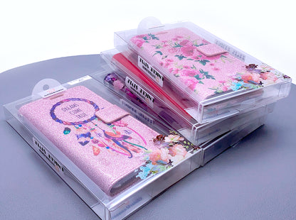 iphone 12 pro max 6.7 glitter Bluemoon wallet case