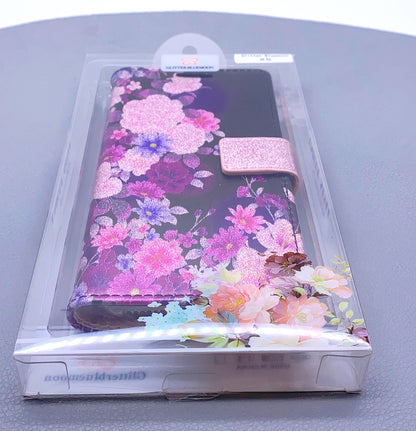 iphone 12 pro max 6.7 glitter Bluemoon wallet case