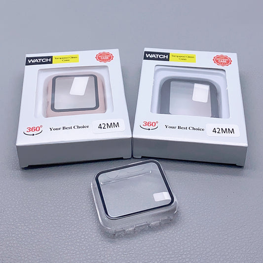 Apple watch 360 case with glass screen protector