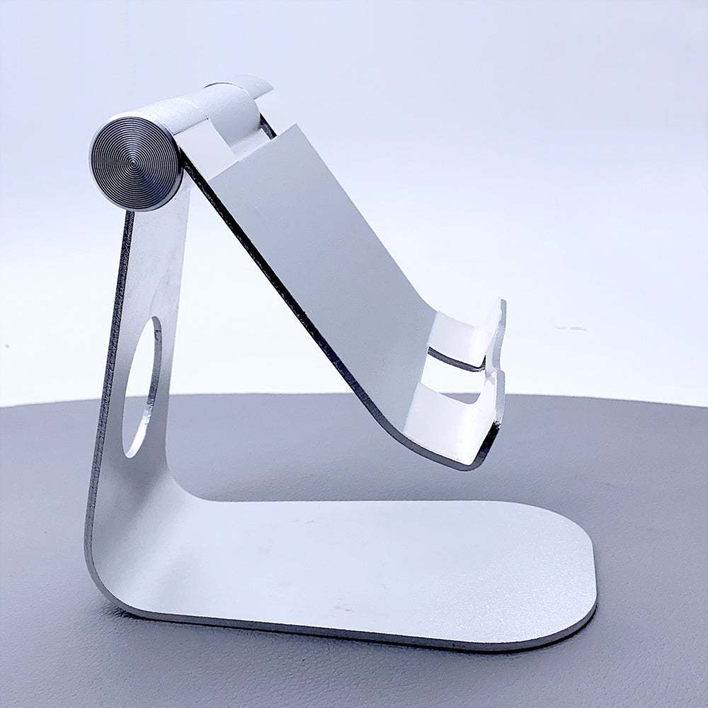 Folding pivot aluminum iPad stand holder