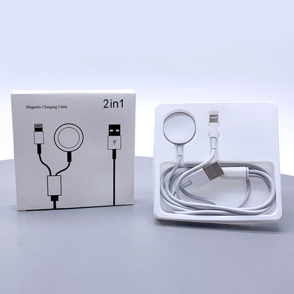 Apple watch magnetic  2 in 1 charging cable