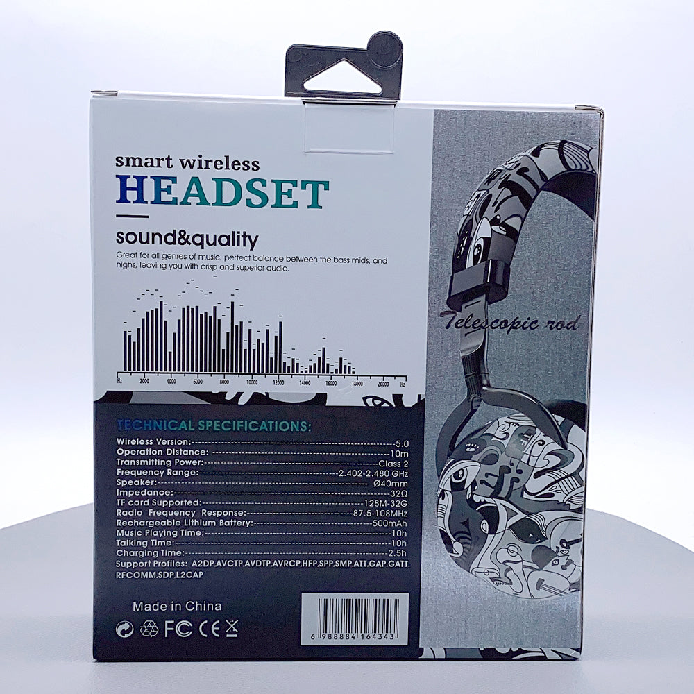 Smart wireless bluetooth picture headset earphone VJ086