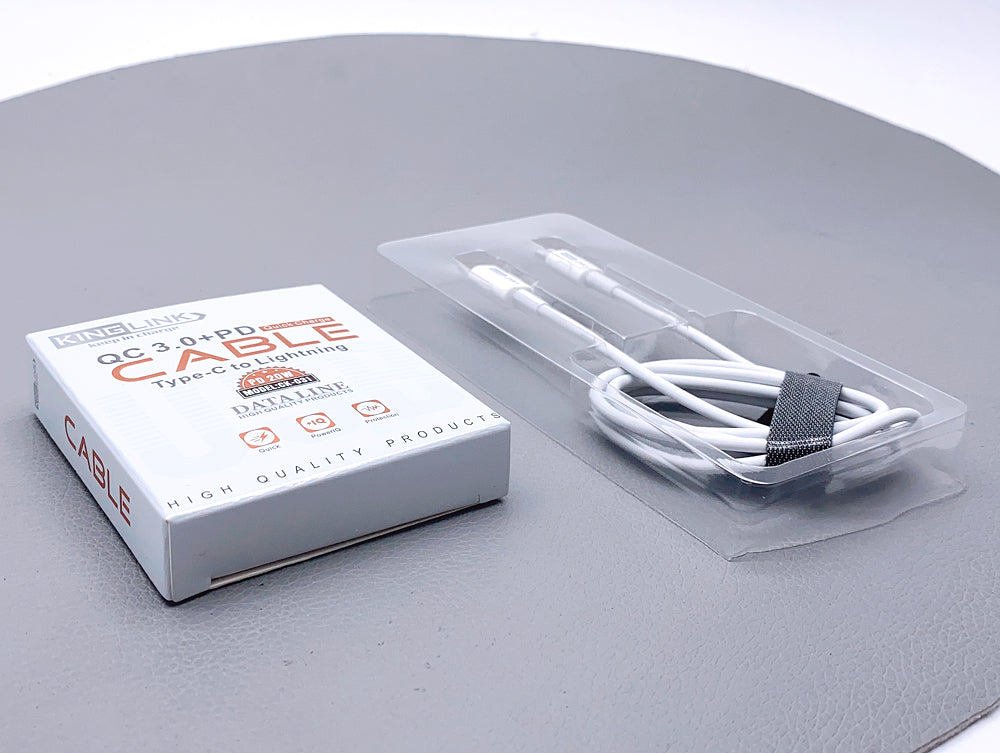 Kinglink QC 3.0 PD 20W Type-C to lightning cable CK031