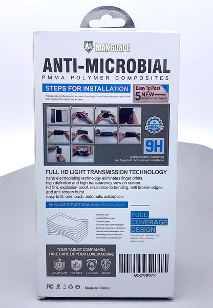 Maxguard anti-microbial full coverage screen protector sp