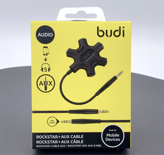 Budi audio rockstar 3.5mm Aux cable M8J123