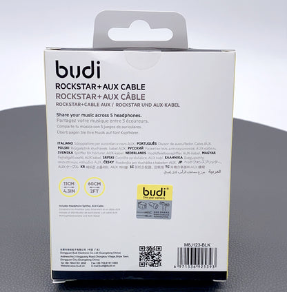 Budi audio rockstar 3.5mm Aux cable M8J123