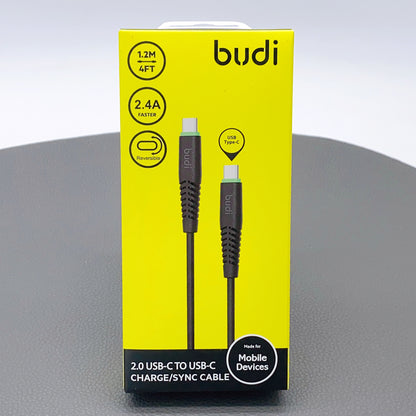 Budi 1.2m Type-C to Type-C cable M8J150TT