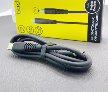 Budi 1.2m Type-C to Type-C cable M8J150TT