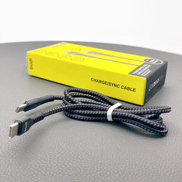 Budi 1m PD 65W Type-C to Type-C cable M8J210TT