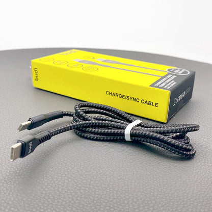 Budi 1m PD 65W Type-C to Type-C cable M8J210TT