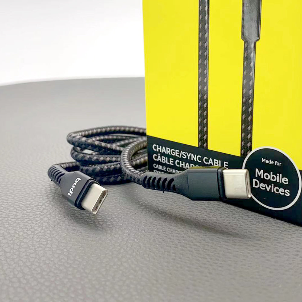 Budi 1m PD 65W Type-C to Type-C cable M8J210TT