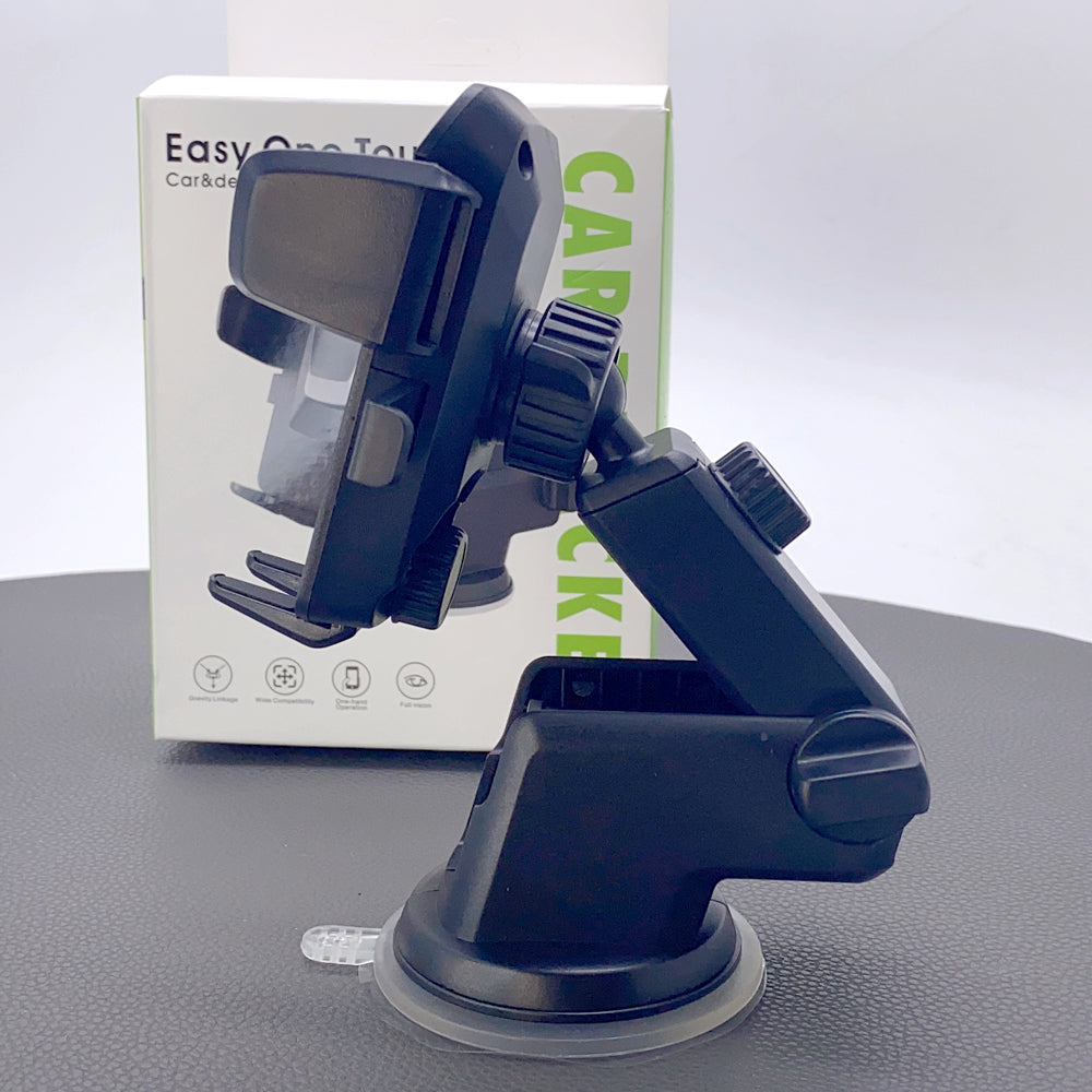Easy one touch mobile phone holder