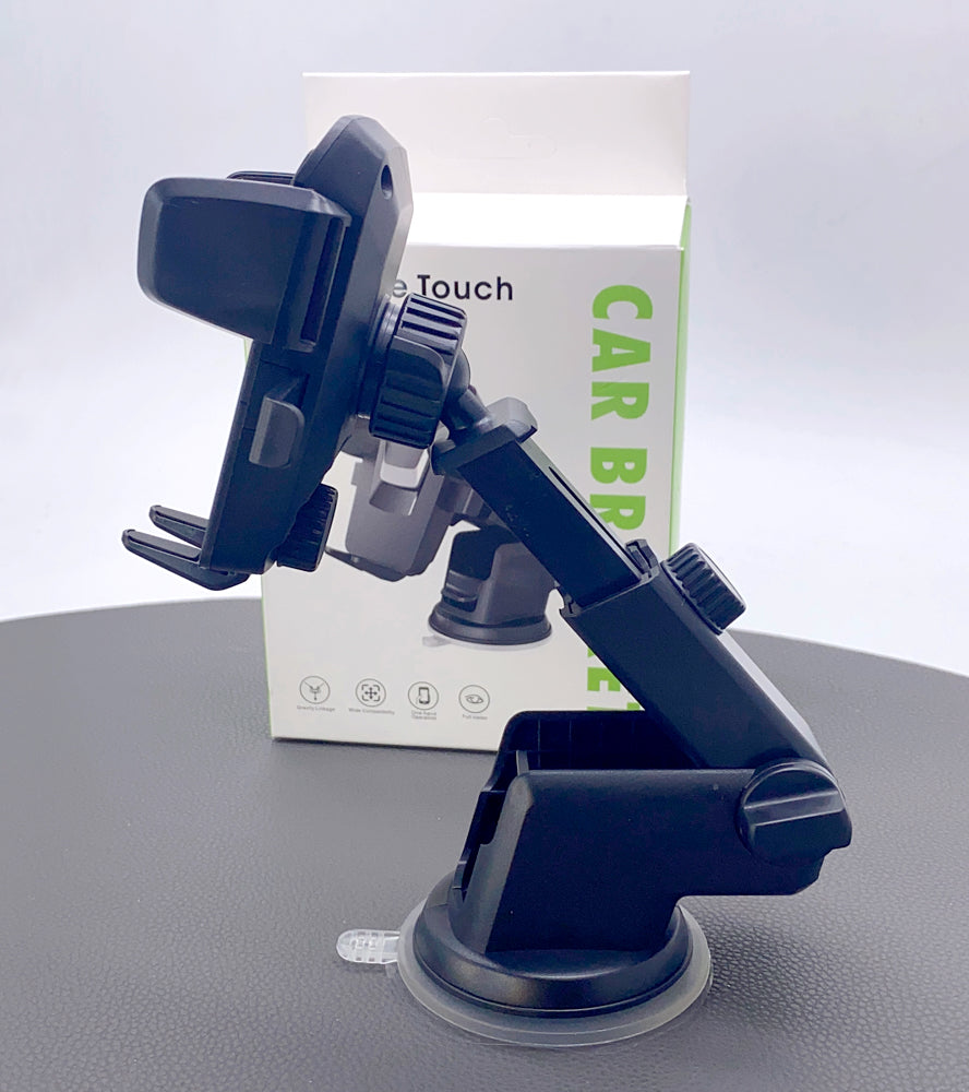 Easy one touch mobile phone holder