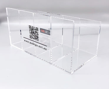 Deep display box showcase for Mobigo