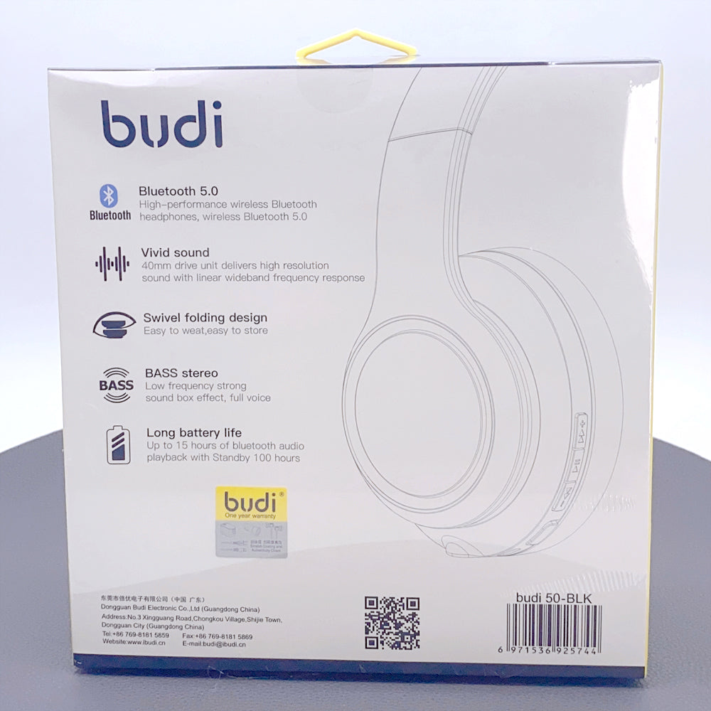 Budi 15H wireless bluetooth 5.0 earphone budi 50
