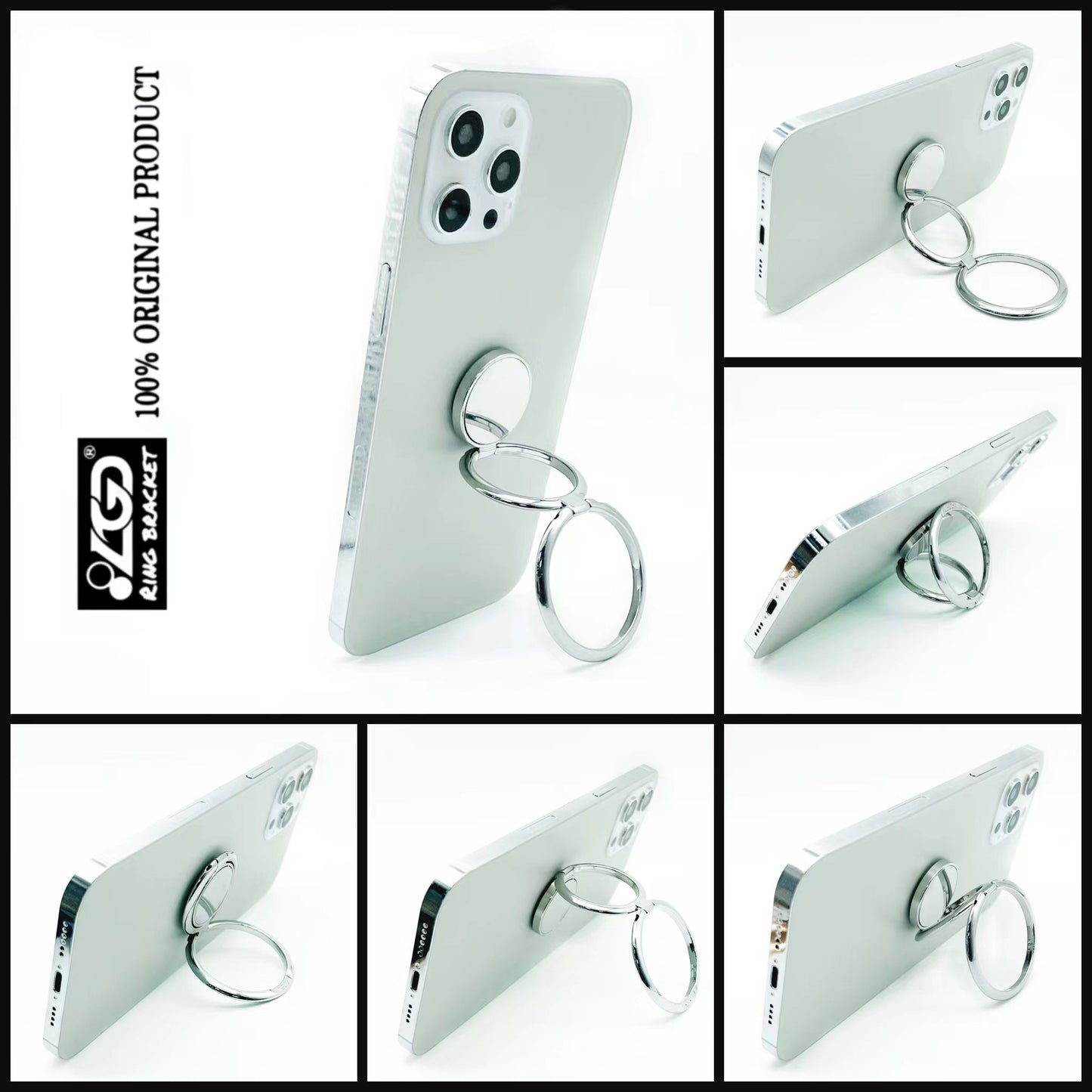 LGD 360 rotation green box double ring holder