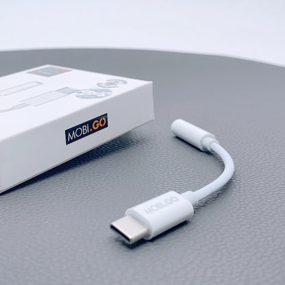 Mobigo 12cm Type-C to 3.5mm Aux headphone jack adapter GO62AT