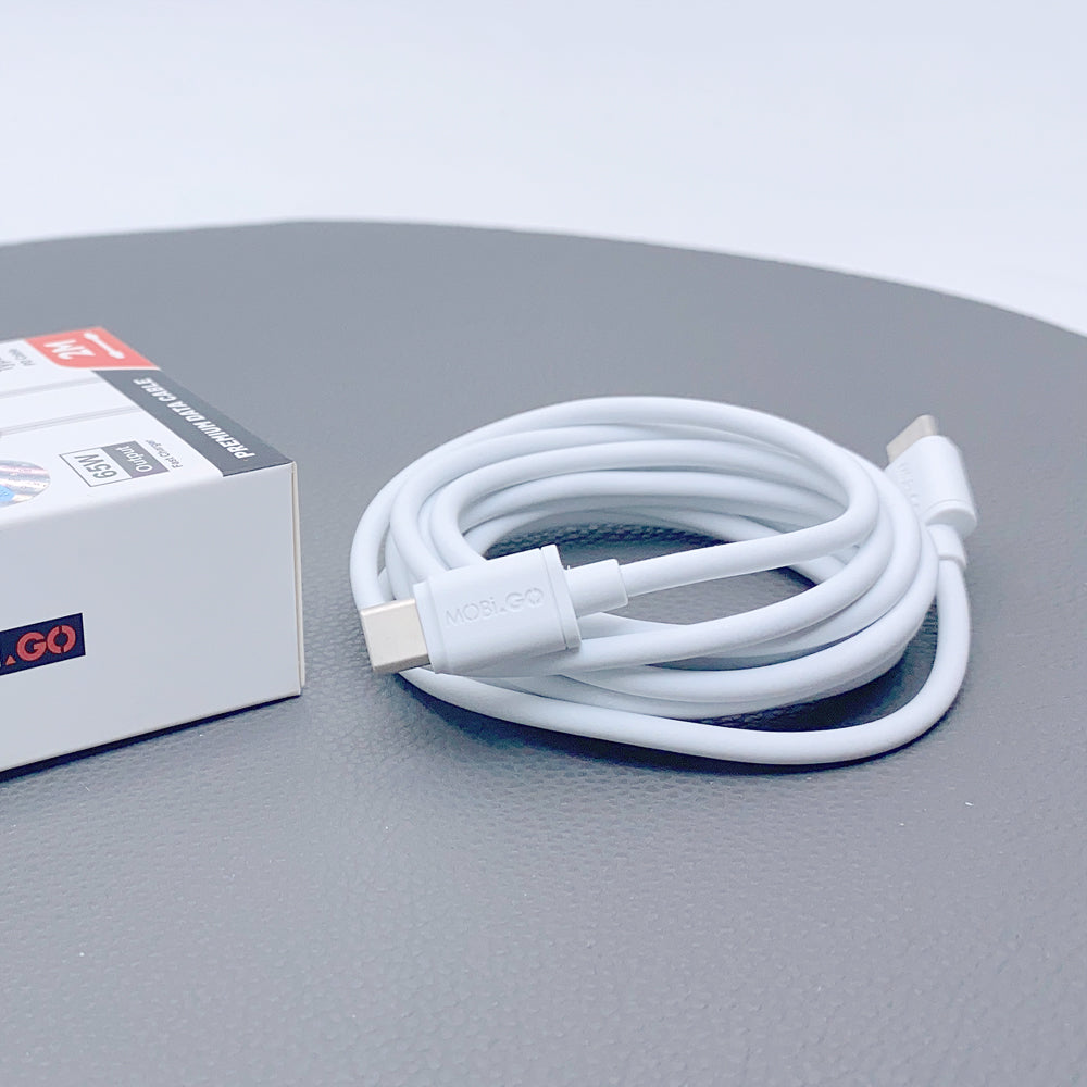 Mobigo 2m PD 65W fast Type-C to Type-C cable 202TT