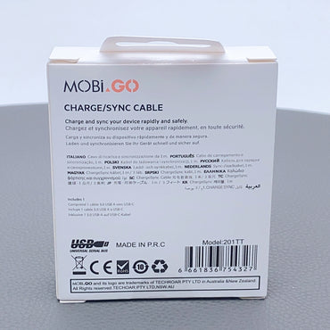 Mobigo 1m 60W PD Type-C to Type-C cable 201TT