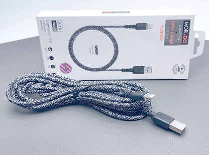 Mobigo 3m nylon Lightning cable GO108